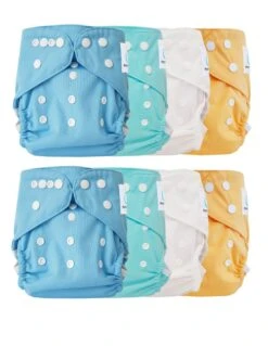 8 Couches Lavables TE2 Évolutives Sensitive + 8 Inserts - Joy