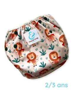 Aaron Le Lion - Couche Maillot De Bain Bébé - 2/3 Ans