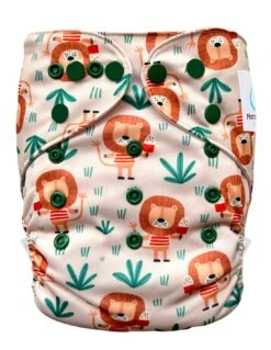 Aaron Le Lion - TE2 - Couche Lavable Tout En Deux évolutive