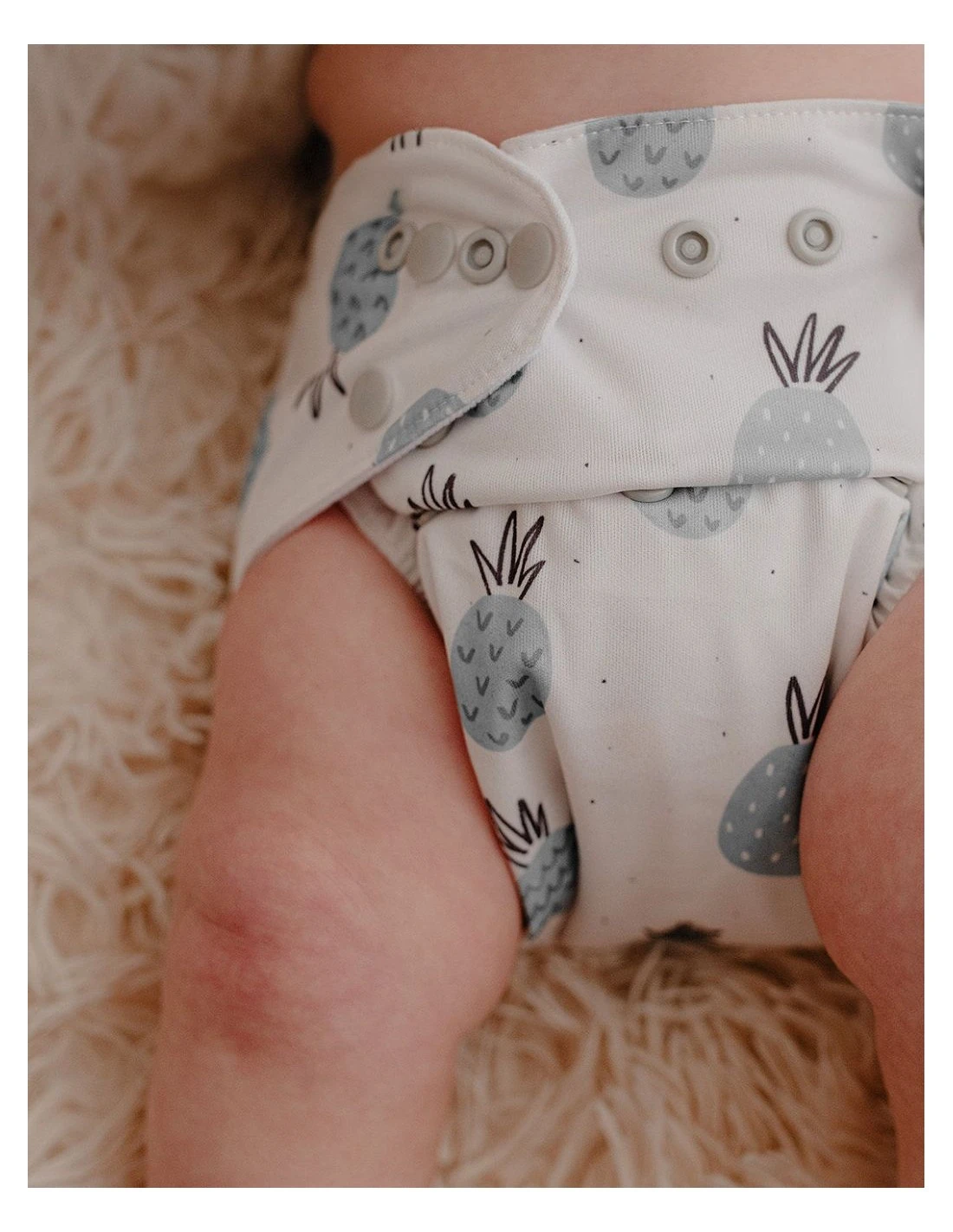 Ananas TE1 - Couche Lavable évolutive 2 Ananas TE1 - Couche Lavable évolutive – Image 2