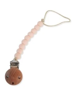 Attache Tétine - Rose Poudré