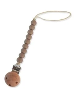 Attache Tétine - Taupe