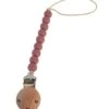 Attache Tétine - Vieux Rose