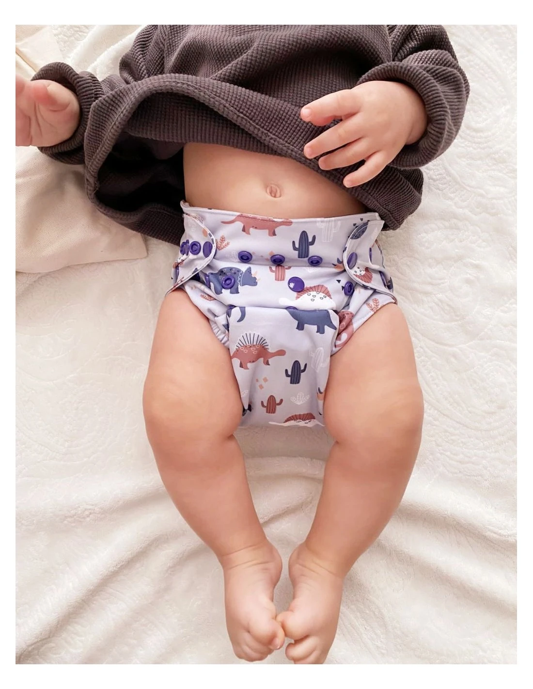 Bambou - Lot 10 TE2 Couches Lavables + 10 Inserts Bambou Pression - Adventures 2 Bambou - Lot 10 TE2 Couches Lavables + 10 Inserts Bambou Pression - Adventures – Image 2