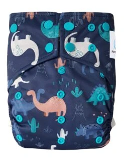 Blue Jurassik - Couche Lavable TE1 Intégrale En Bambou