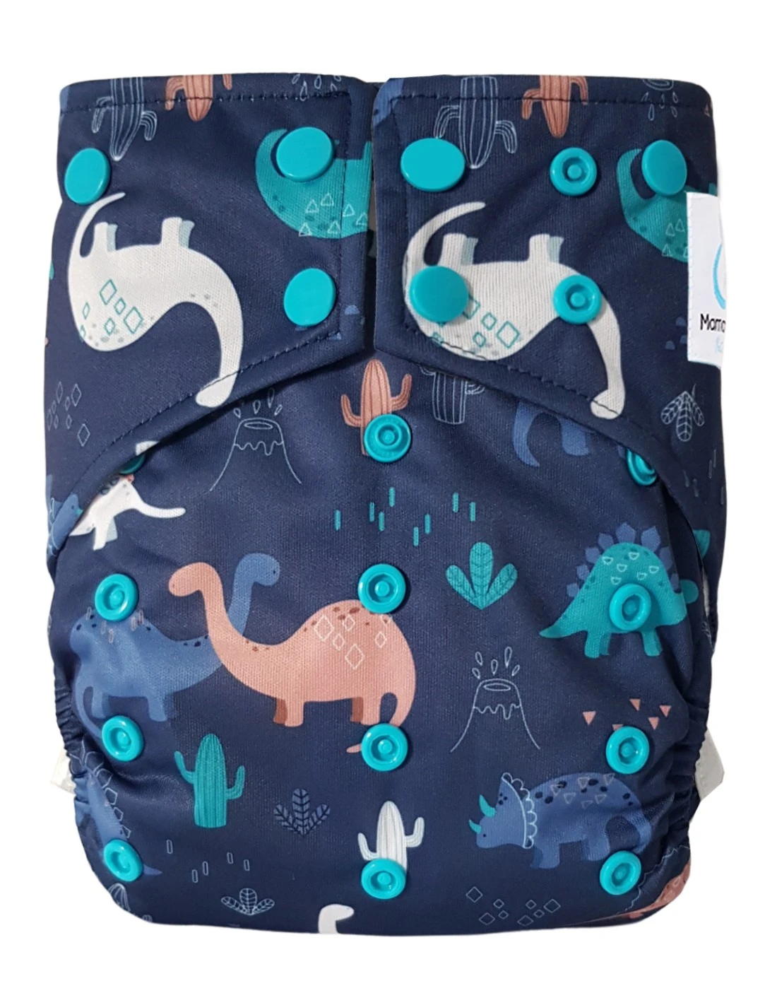 Blue Jurassik - Couche Lavable TE1 Intégrale En Bambou 1 Blue Jurassik - Couche Lavable TE1 Intégrale En Bambou