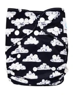 Clouds - Te2 Couche Lavable évolutive à Double Gousset