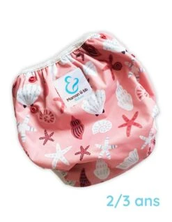 Coquillages - Couche Maillot De Bain Bébé - 2/3 Ans