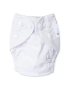 Couche Lavable Newborn TE1 + Un Insert En Microfibre - Blanc