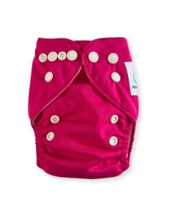 Couche Lavable Newborn TE1 + Un Insert En Microfibre - Fuschia