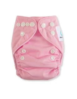 Couche Lavable Newborn TE1 + Un Insert En Microfibre - Rose