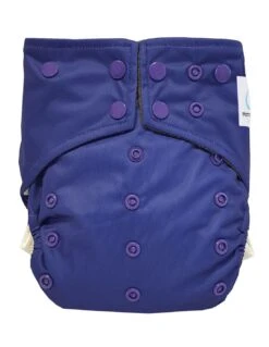 Couche Lavable TE1 Intégrale En Bambou - Bleu Encre