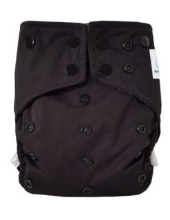 Couche Lavable TE1 Intégrale En Bambou - Noire