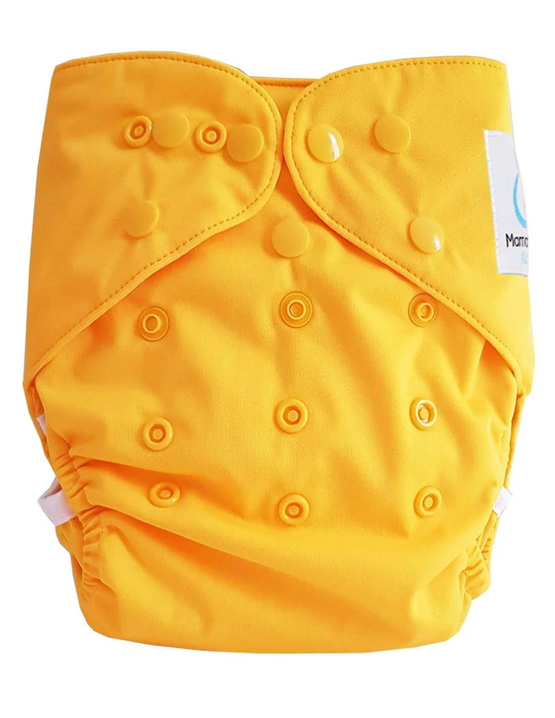 Couche Lavable Tout En Deux TE2 Culotte Imperméable A Pression Jaune Orangé 1 Couche Lavable Tout En Deux TE2 Culotte Imperméable A Pression Jaune Orangé