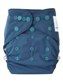 Couche Lavable Tout En Deux TE2 Culotte Imperméable évolutive - Bleu Paon
