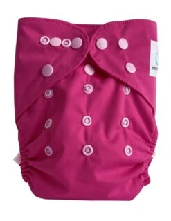 Couche Lavable Tout En Deux TE2 Double Goussets - Fuschia