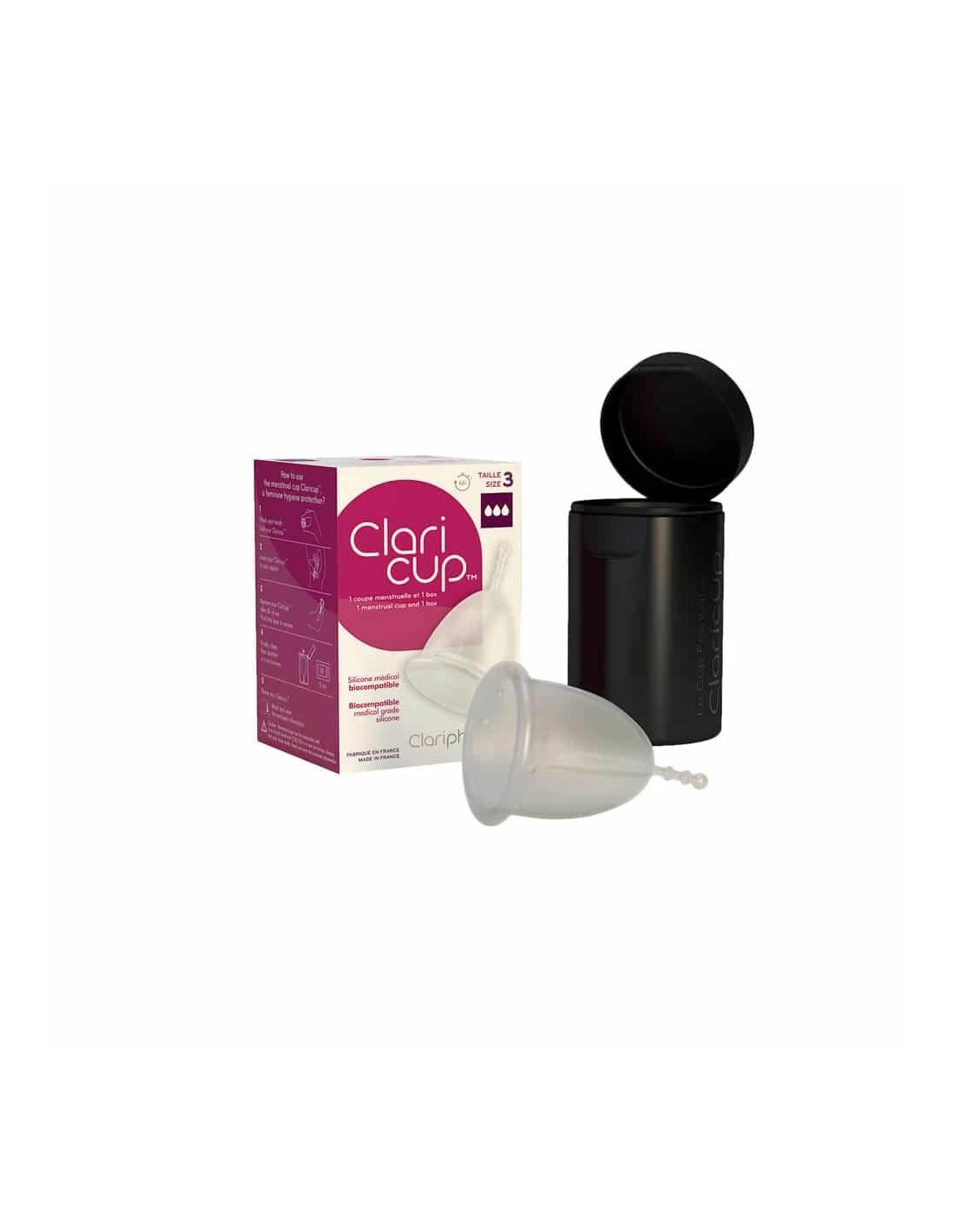 Coupe Menstruelle Claricup - Taille 3 2 Coupe Menstruelle Claricup - Taille 3 – Image 2