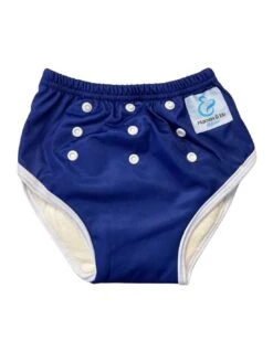 Culotte D'apprentissage à La Propreté Taille évolutive Bambou - Bleu Encre