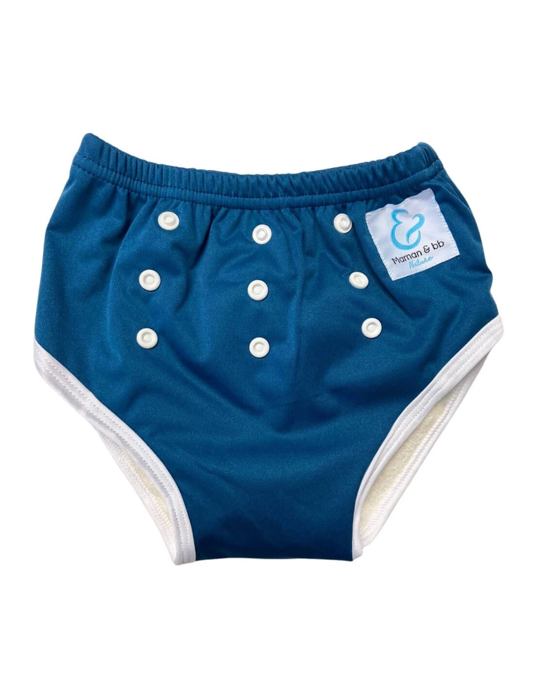Culotte D'apprentissage à La Propreté Taille évolutive Bambou - Bleu Paon 1 Culotte D'apprentissage à La Propreté Taille évolutive Bambou - Bleu Paon