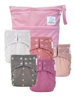 Easy To Go - Kit De 5 Couches Lavables TE1 Intégrales En Bambou - Brise