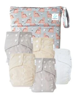 Easy To Go Sensitive - Lot De 5 Couches Lavables Intégrales TE1 - Margot