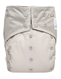 Gris Perle - Couche Lavable TE1 Intégrale En Bambou