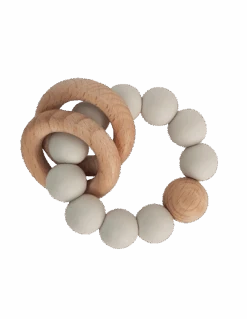 Hochet De Dentition - Gris Perle