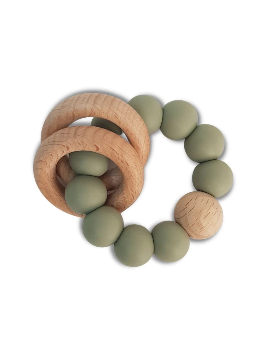 Hochet De Dentition - Vert D'eau 1 Hochet De Dentition - Vert D'eau