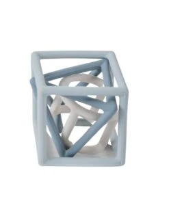 Jouet Trio De Formes En Silicone - Bleu Et Blanc