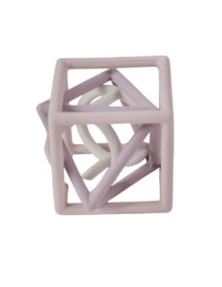 Jouet Trio De Formes En Silicone - Rose Et Parme