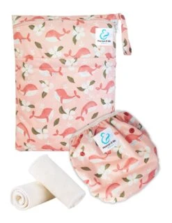 Kit Baignade Bébé - Couche De Bain + Sac + Absorbants - Maïwenn