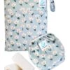 Kit Baignade Bébé - Couche Maillot De Bain Lavable + Sac Imperméable + Inserts - Printemps