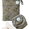 Kit Baignade Bébé - Couche Maillot De Bain Lavable + Sac Imperméable + Inserts - Léo