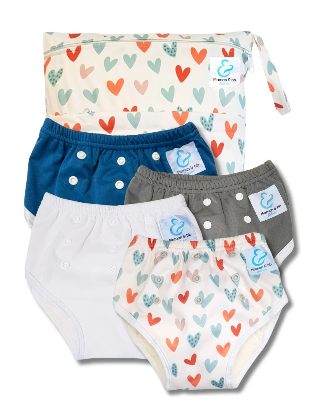 Kit Serenity - Kit De 4 Culottes D'apprentissage à La Propreté - Love 1 Kit Serenity - Kit De 4 Culottes D'apprentissage à La Propreté - Love