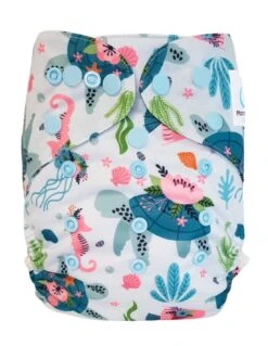 Lagon - Te2 Couche Lavable évolutive à Double Goussets