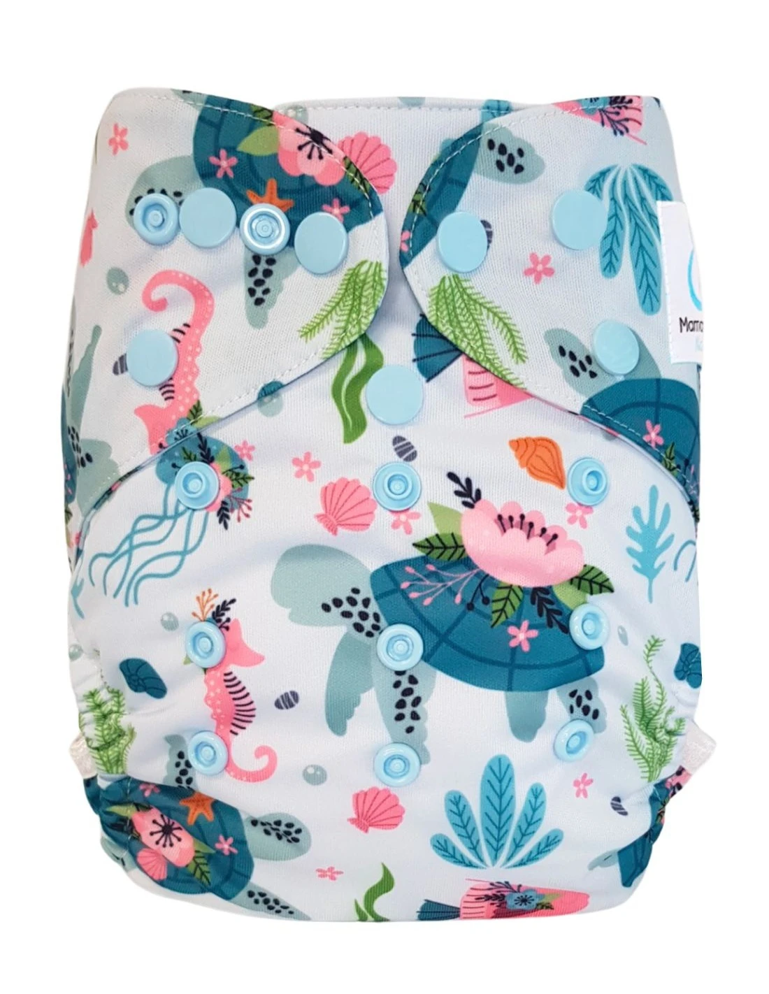 Lagon - Te2 Couche Lavable évolutive à Double Goussets 1 Lagon - Te2 Couche Lavable évolutive à Double Goussets