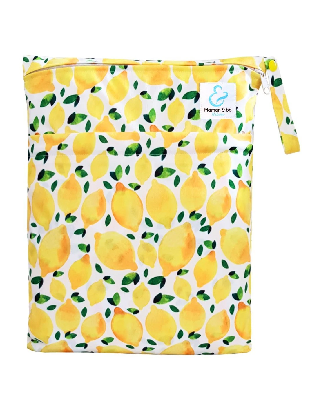 Lemon - Sac Imperméable Pour Couches Lavables 2 Poches 1 Lemon - Sac Imperméable Pour Couches Lavables 2 Poches