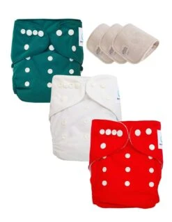 Lot 3 Couches Lavables TE1 évolutives - Sensitive - Italie