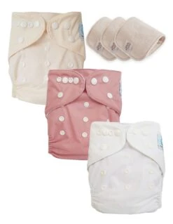 Lot 3 Couches Lavables Tout En Un TE1 évolutives - Sensitive - Baby