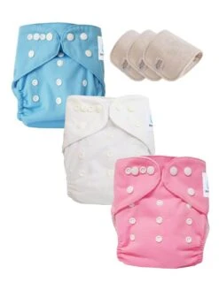Lot 3 Couches Lavables Tout En Un TE1 évolutives - Sensitive - Twins