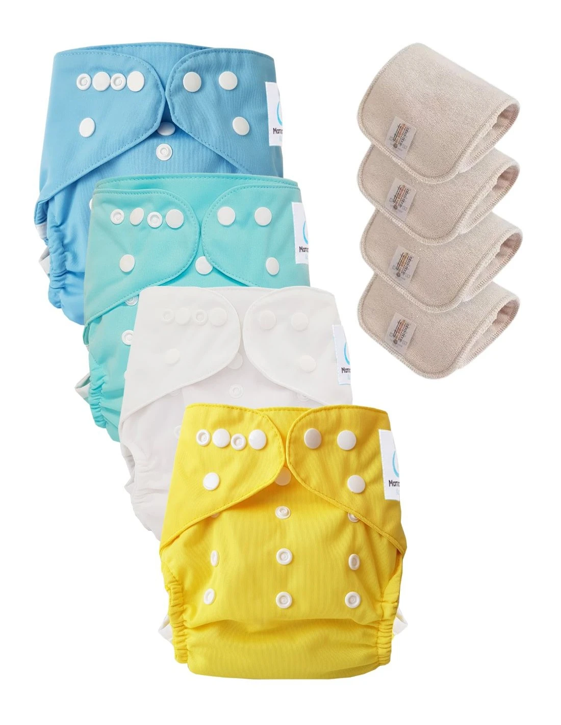 Lot 4 Couches Lavables TE2 Évolutives - Sensitive - Pitchoune 1 Lot 4 Couches Lavables TE2 Évolutives - Sensitive - Pitchoune