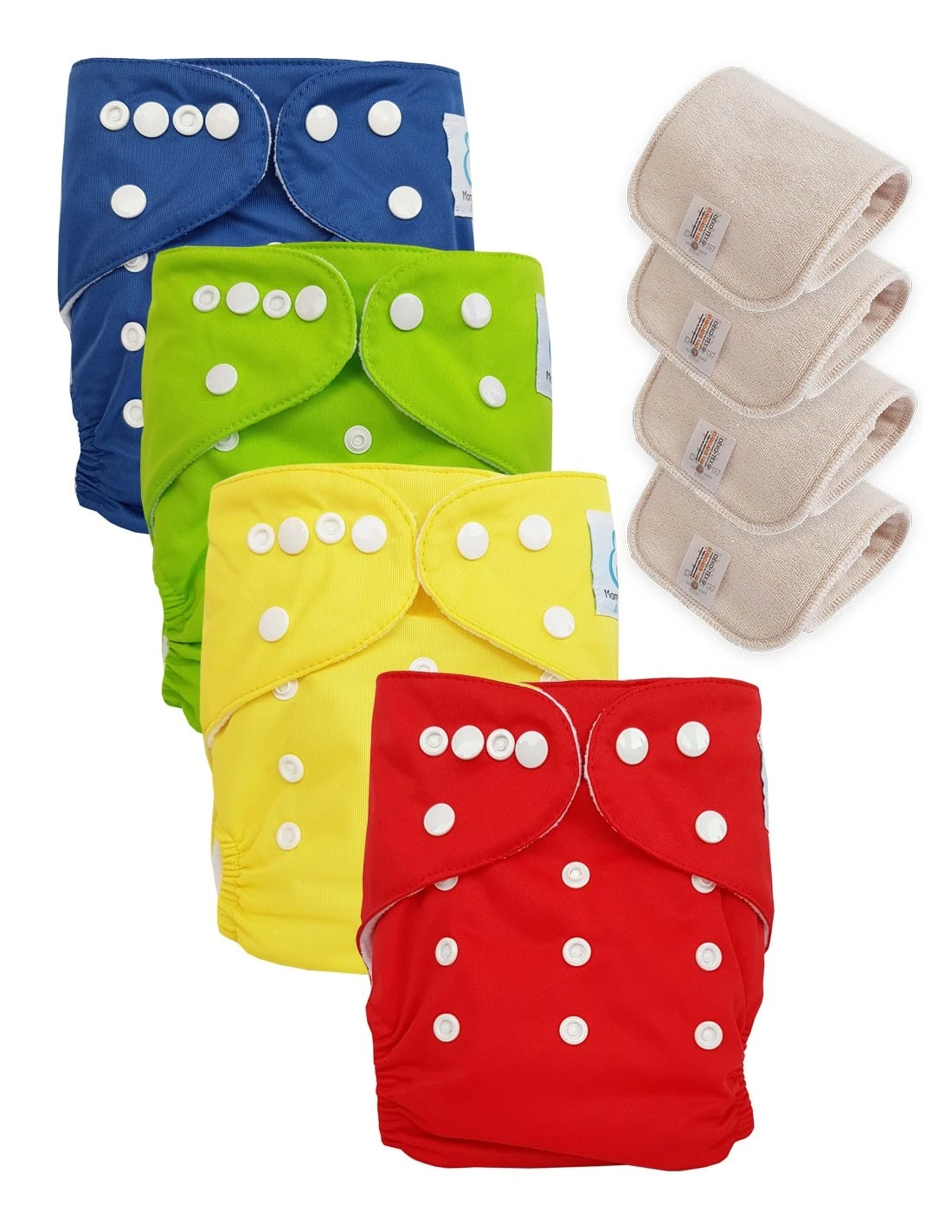 Lot 4 Couches Lavables Tout En Un TE1 évolutives - Sensitive - Polisson 1 Lot 4 Couches Lavables Tout En Un TE1 évolutives - Sensitive - Polisson