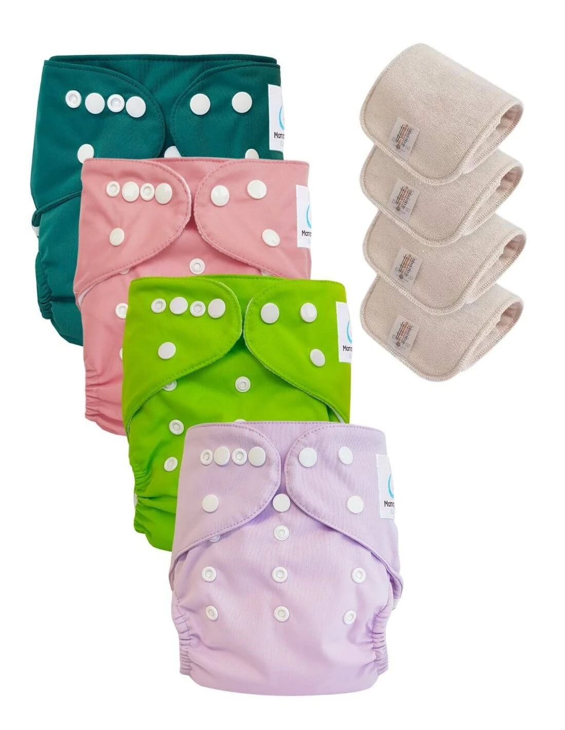 Lot 4 Couches Lavables Tout En Un TE1 évolutives - Sensitive - Grenouille 1 Lot 4 Couches Lavables Tout En Un TE1 évolutives - Sensitive - Grenouille