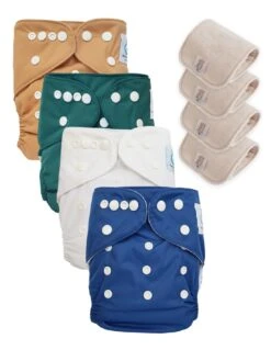 Lot 4 Couches Lavables Tout En Un TE1 évolutives - Sensitive - Wild