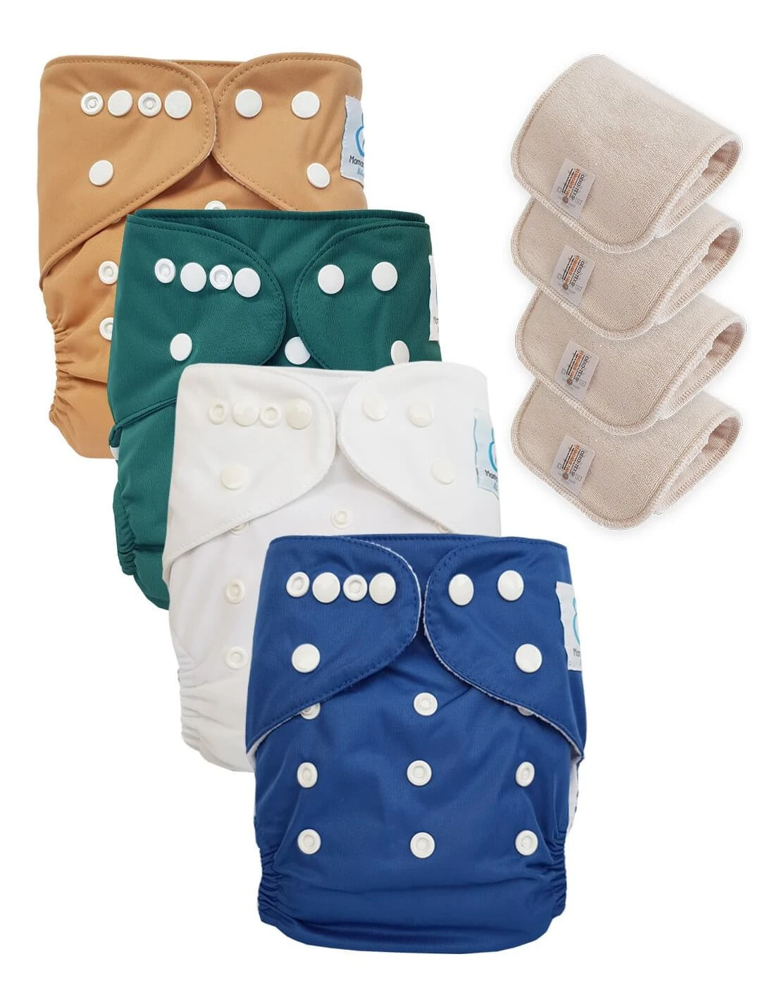 Lot 4 Couches Lavables Tout En Un TE1 évolutives - Sensitive - Wild 1 Lot 4 Couches Lavables Tout En Un TE1 évolutives - Sensitive - Wild