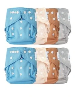 Lot 8 Couches Lavables TE2 Évolutives Sensitive - Douceur