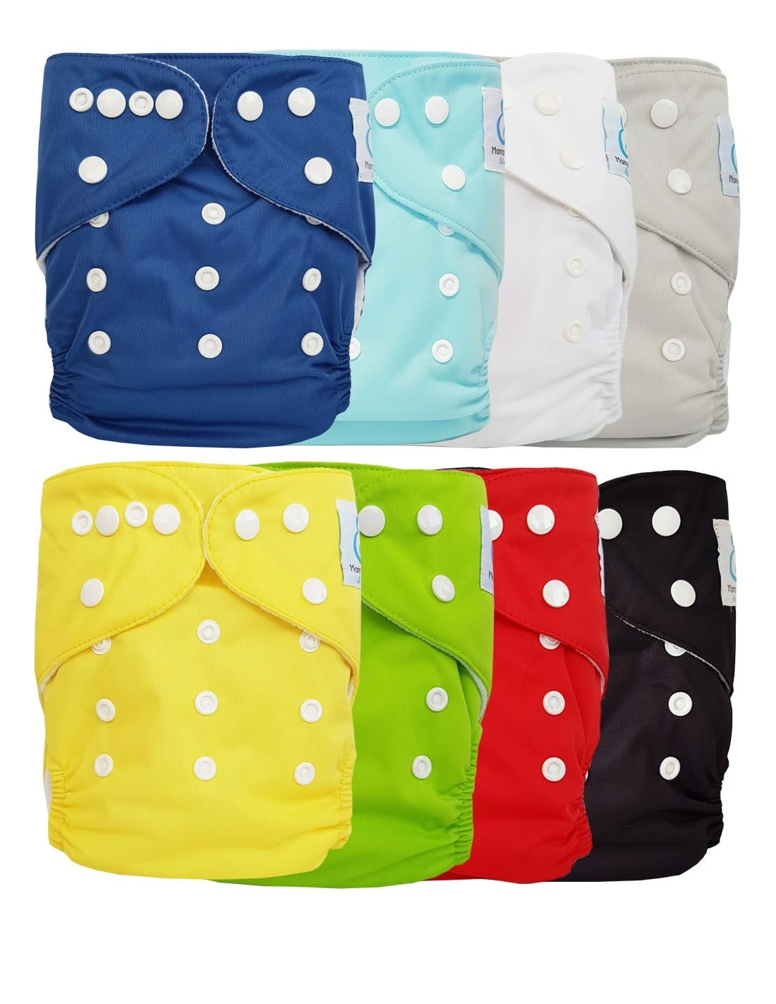 Lot 8 Couches Lavables Tout En Un TE1 évolutives - Sensitive - Canaille 1 Lot 8 Couches Lavables Tout En Un TE1 évolutives - Sensitive - Canaille