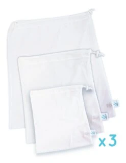 Lot De 3 Filets De Lavage