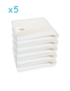 Lot De 5 Inserts à Plier En Bambou Pour Couche Lavable - Sensitive