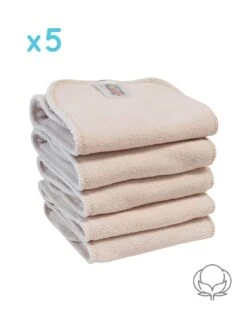Lot De 5 Inserts En Coton Pour Couche Lavable TE1 - Sensitive